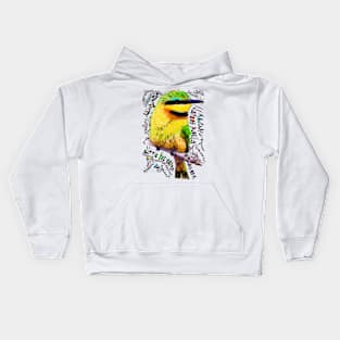 Little Bee-eater; Kleinbyvreter Kids Hoodie